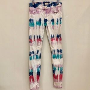 Mother Tie Dye The Looker Scaramouche Skinny Jean